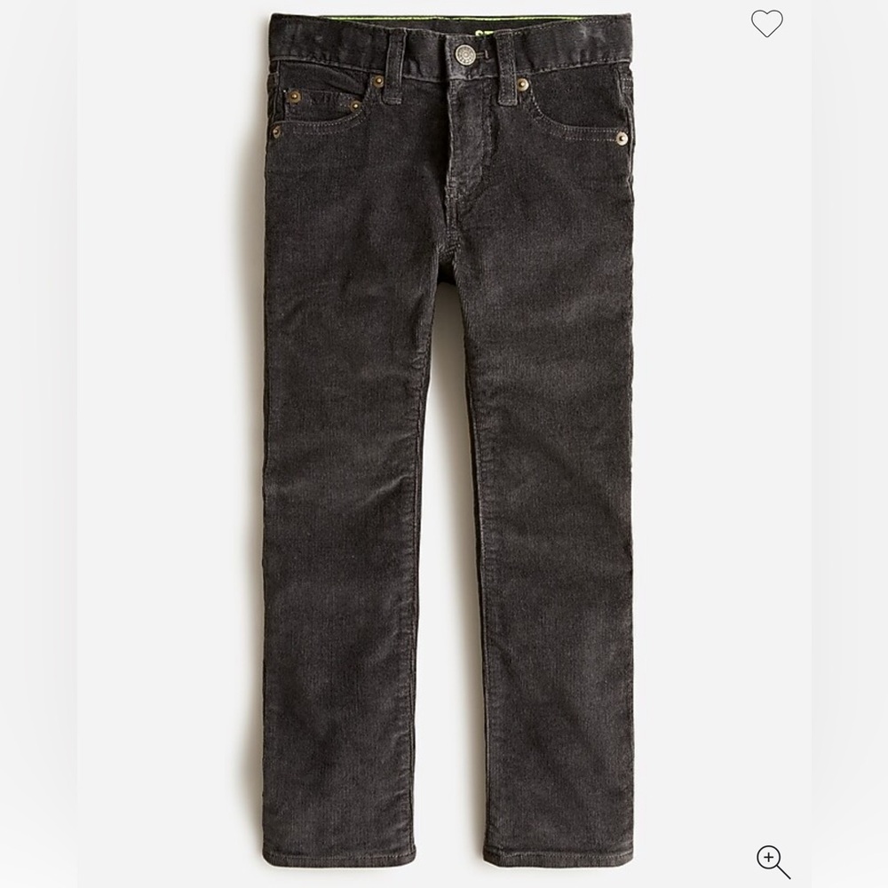 Crewcuts Boys Strech Corduroy Black Pants Sz 14 NWT